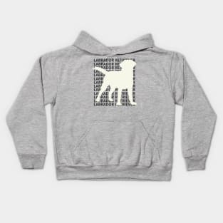 Loyal and Loveable: A Tribute to Labrador Retrievers Kids Hoodie